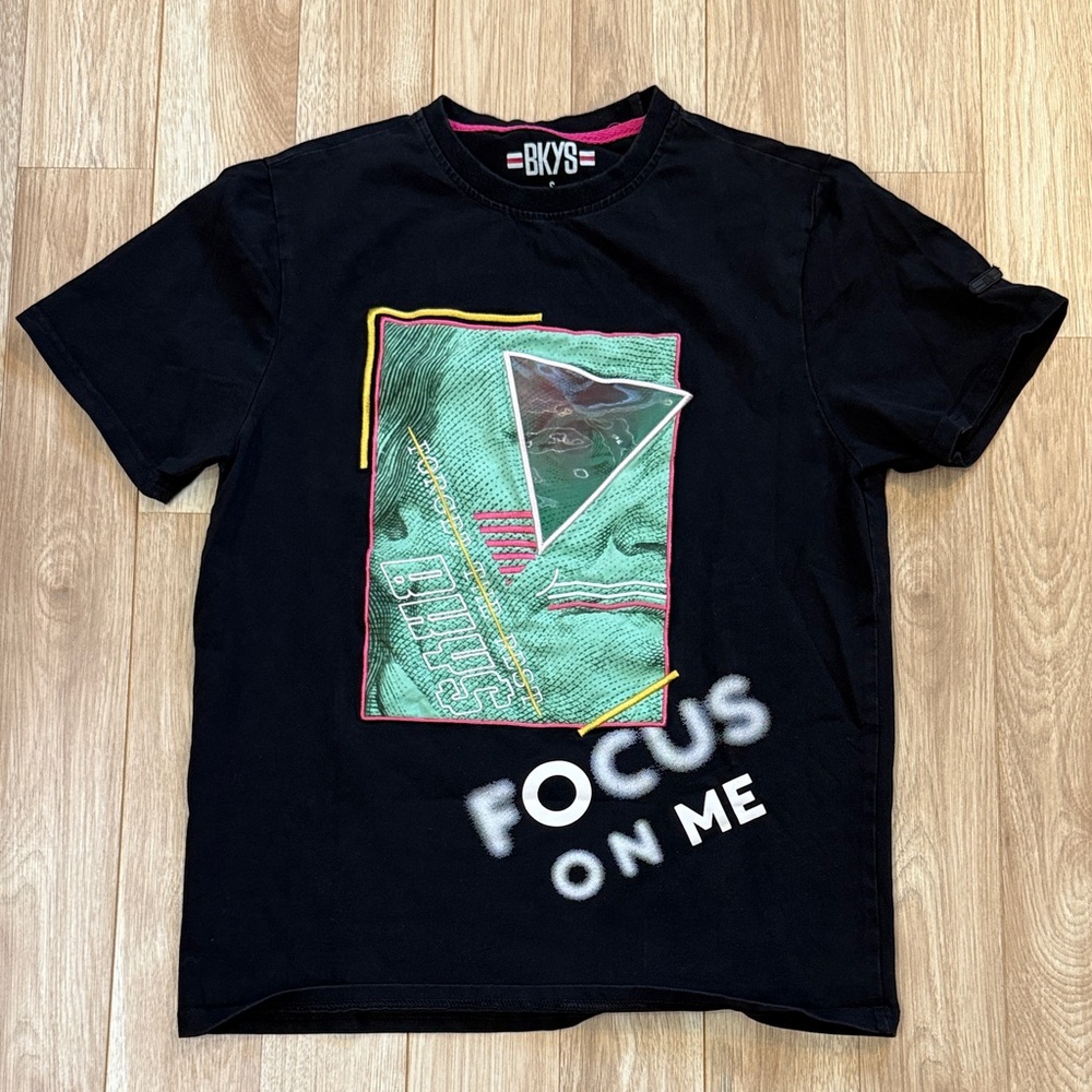 BKYS Black Graphic T-Shirt
